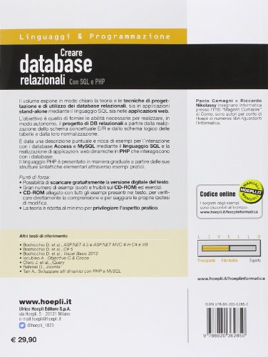 1566330752 224 Creare database relazionali. Con SQL e PHP - Creare database relazionali. Con SQL e PHP