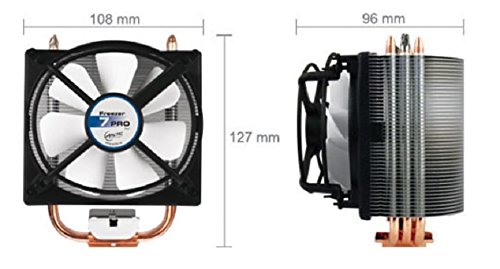 1567543206 764 ARCTIC Freezer 7 Pro Dissipatore di Processore con Ventilatore - ARCTIC Freezer 7 Pro - Dissipatore di Processore con Ventilatore da 92mm PWM, Ventola per CPU con Potenza di Raffreddamento di 150 Watt