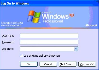 Login utente in Windows XP