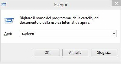 Come riavere “Esegui” in Windows 8