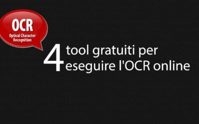 4 tool gratuiti per eseguire l’OCR online