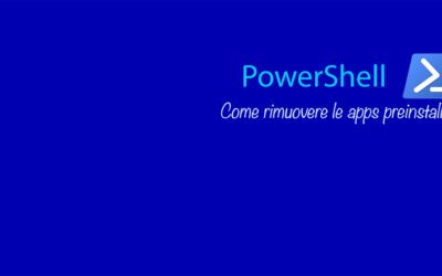 Come rimuovere tutte le applicazioni preinstallate di Windows 10