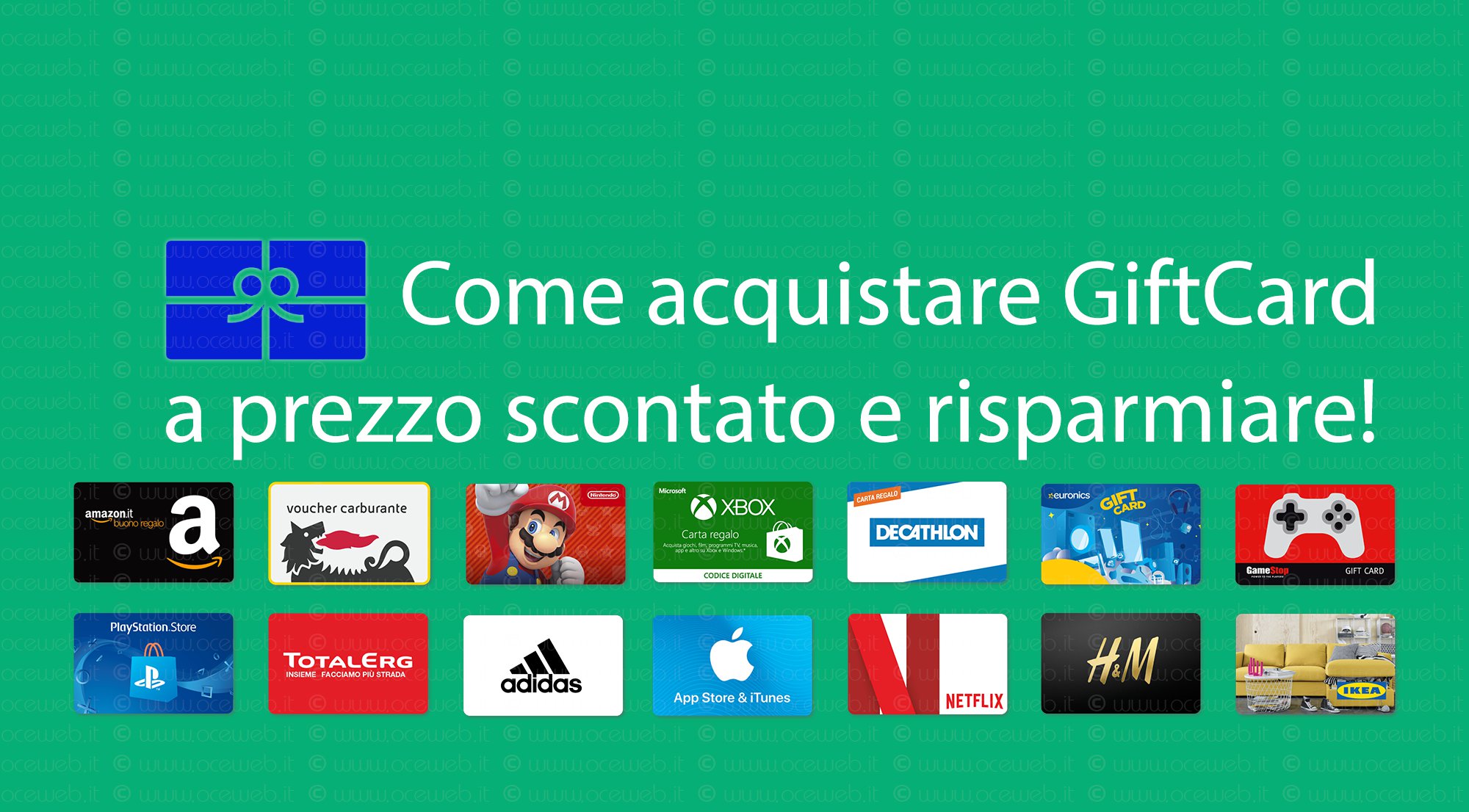 Come acquistare giftcard a prezzo scontato e risparmiare sugli acquisti online