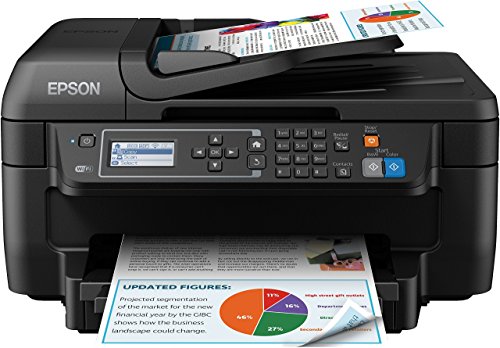 Epson WorkForce WF-2750DWF Stampante a Getto d`Inchiostro, Multifunzione (Stampante, Scanner, Fotocopiatrice, Fax), Colore Nero