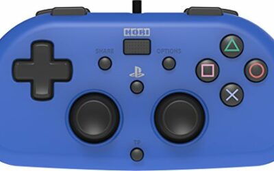 Hori Controller Mini (Blu) – Ufficiale Sony – PlayStation 4