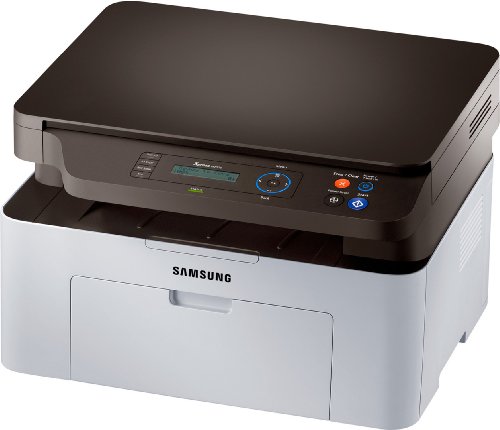 Samsung SL-M2070 Xpress, Stampante multifunzione laser (stampa, copia, scansione), Bianco/Nero