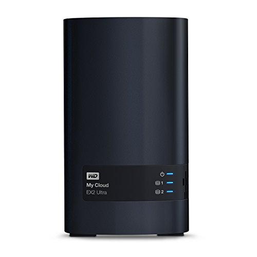 WD WDBVBZ0000NCH-EESN My Cloud EX2 Ultra Network Attached Storage, Diskless