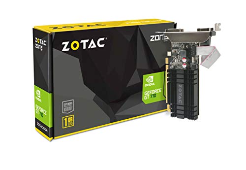ZOTAC GeForce GT 710 1GB DDR3 ZT-71301-20L DVI-D + HDMI + VGA, PCI-E 2.0, Scheda Video