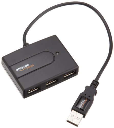 AmazonBasics - Ultra Mini Hub USB 2.0 a 4 porte