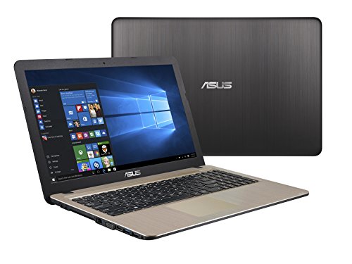 Asus X540NA-GQ017 Notebook, Display da 15.6″, Processore Celeron N3350, 1.1 GHz, HDD da 500 GB, 4 GB di RAM, Chocolate Black [Layout Italiano]