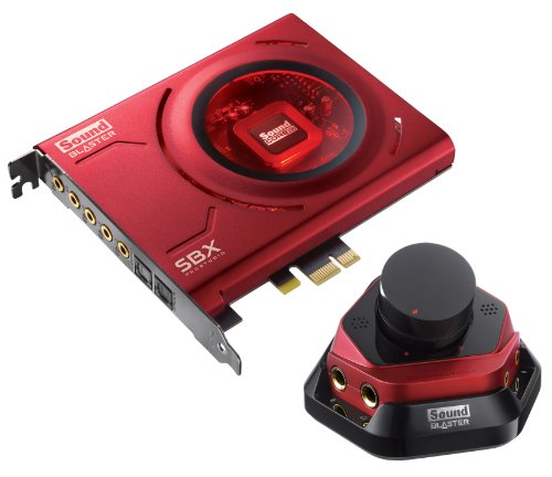 Creative Sound Blaster Zx Scheda Audio Interna PCI-Express con Audio Control Module, Rosso