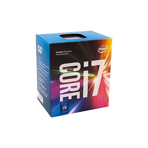 Intel BX80677I77700 Intel Core i7 7700, Quad Core, 8 Thread, 3.6GHz, 4.2GHz Turbo, 8 MB Cache, 1150MHz GPU, 65W, Argento