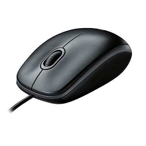 Logitech B100 Mouse con USB, Nero