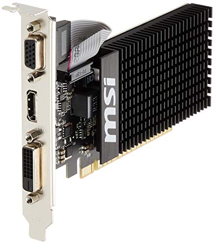 Msi GeForce GT710 1GD3H LP Scheda Grafica, Nero