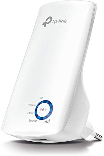 TP-Link Ripetitore WiFi Wireless TL-WA850RE, Wifi Extender e Access Point, Velocità Single Band 300Mbps, Porta LAN, Potenzia la tua copertura Wi-Fi, Compatibile con tutti i modem router wifi