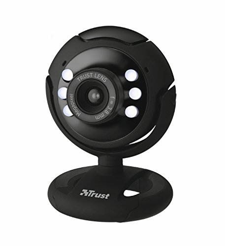 Trust SpotLight Webcam Pro con risoluzione 1280 x 1024 e luci LED