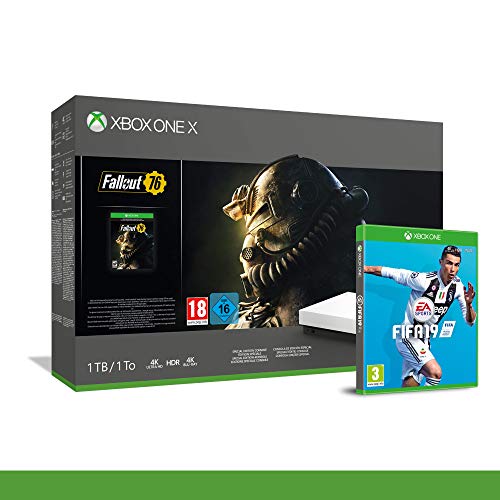 Xbox One X 1TB + Fallout 76 – Robotic White Edition + FIFA 19 – Xbox One