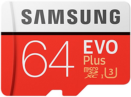 Samsung MB-MC64GA/AMZ - EVO Plus Micro SDXC da 64 GB fino a 100 MB / s, scheda di memoria U3 classe 10 (incluso adattatore SD) [Vecchio Modello]