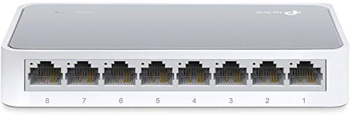 TP-Link TL-SF1008D Switch Desktop, 8 Porte RJ45 10/100 Mbps, Plug & Play