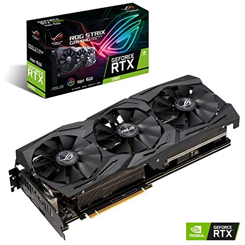Asus ROG-STRIX-RTX2060-A6G-GAMING Scheda Video RTX 2060 OC Edition, 6 GB, GDDR6 con Architettura GPU Nvidia Turing