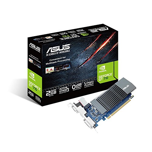 ASUS GT710-SL-2GD5 GeForce GT 710 2GB GDDR5 graphics card – graphics cards (GeForce GT 710, 2 GB, GDDR5, 64 bit, 2560 x 1600 pixels, PCI Express 2.0)