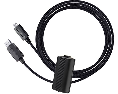 AmazonBasics - Kit Play & Charge con cavo intrecciato per Xbox One, Xbox One S e Xbox One X, Nero