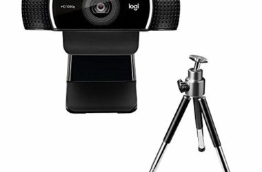 Logitech C922 Pro Stream Webcam, Streaming Full HD 1080p con Treppiede e Licenza XSplit Gratuita di 3 Mesi, Nero