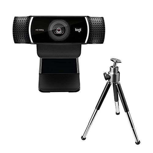 Logitech C922 Pro Stream Webcam, Streaming Full HD 1080p con Treppiede e Licenza XSplit Gratuita di 3 Mesi, Nero