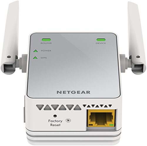Netgear Ripetitore WiFi Wireless, Velocità N300, WiFi Extender Basic, Potenzia la Copertura, Compatibile con Tutti i Modem Router ADSL (EX2700)