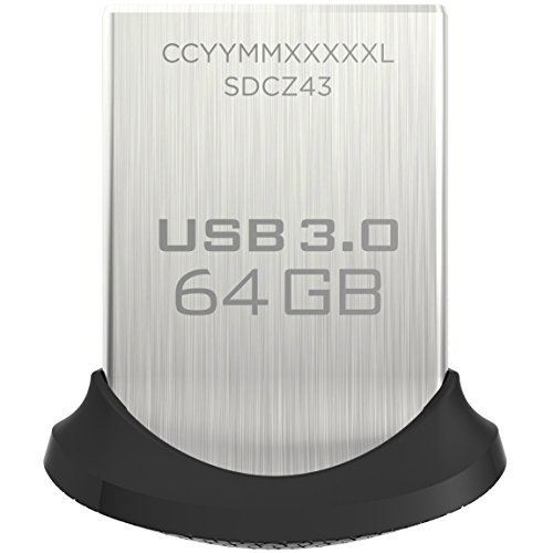 SanDisk Ultra Fit Unità Flash, USB 3.0 da 64 GB con Velocità fino a 150 MB/sec