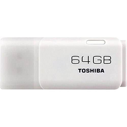 Toshiba Hayabusa Pendrive 64GB, Chiavetta USB 2.0, 18 MB/s, Bianco