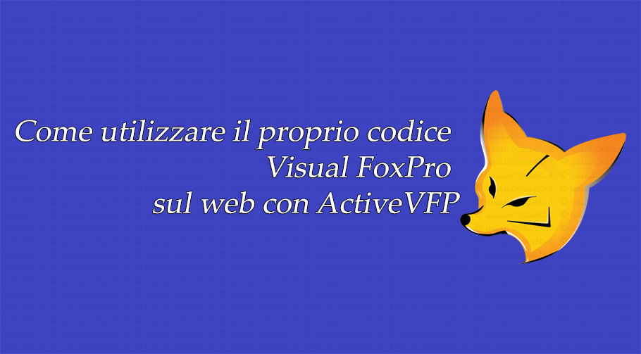 Applicazioni web con AVFP