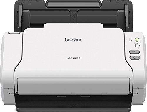 Brother ADS-2200 Scanner Documentale Desktop con Duplex, USB, Bianco