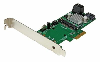 STARTECH.COM Scheda Controller PCI Express PCI-E 2.0 SATA III Raid 6 Gbps a 3 Porte con Slot mSATA e SSD HyperDuo Tiering