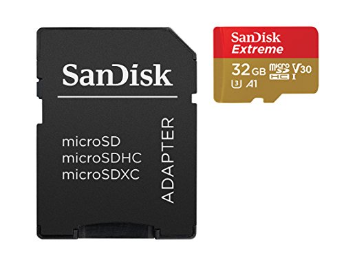 1625477254 277 SanDisk Extreme 32 Gb per Action Camera MicroSDHC con Adattatore - SanDisk Extreme 32 Gb per Action Camera, MicroSDHC con Adattatore SD Twinpack, Classe 10, U3, V30, A1, Velocità di Lettura fino a 100 Mb/s