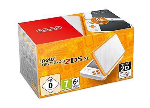 New Nintendo 2DS XL Weiß + Orange [Edizione: Germania]