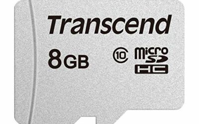 Transcend TS8GUSD300S Scheda di Memoria MicroSDHC 300S, 8 GB, Senza adattatore, Imballaggio Standard, Argento