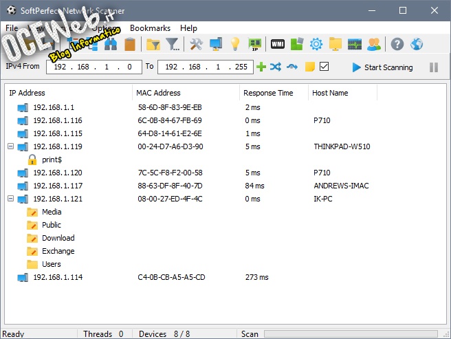 SoftPerfect Network Scanner