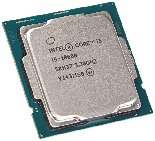 Intel Core i5-10600 (frequenza di base: 3,30 GHz; attacco: LGA1200; 65 Watt) (confezione in lingua italiana non garantita)