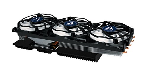 ARCTIC Accelero Xtreme IV – Dissipatore Di Calore | Ventole Per Scheda Grafica | Raffreddamento VRM RAM | 3 Ventilatori PWM da 92mm | Multicompatibile