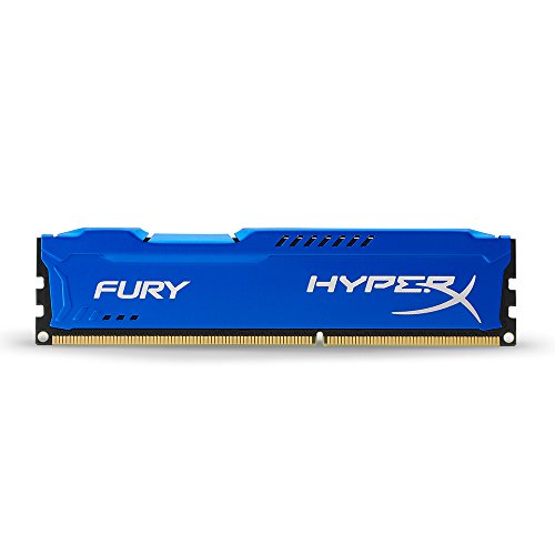 1651398644 963 Kingston HyperX Fury HX318C10FK2 8 Memoria RAM DDR 3 CL 10 8 - Kingston HyperX Fury  HX318C10FK2_8  - Memoria RAM DDR-3, CL-10, 8 GB, confezione da 2 x 4 GB, Blu