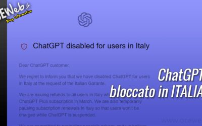 Caos in rete: ChatGPT è stato bloccato in Italia!