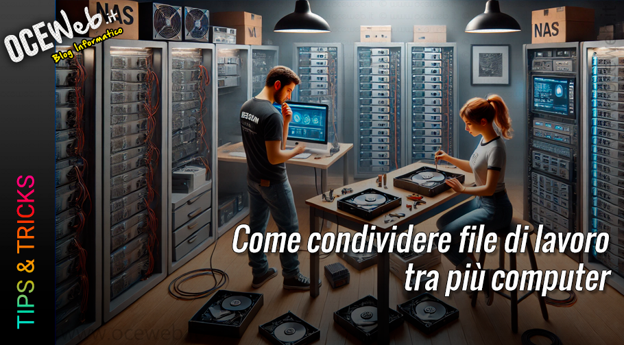 Come condividere file di lavoro tra più computer