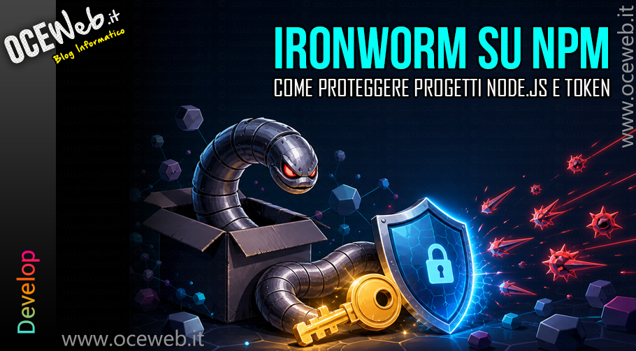 IronWorm su npm: come proteggere progetti Node.js e token
