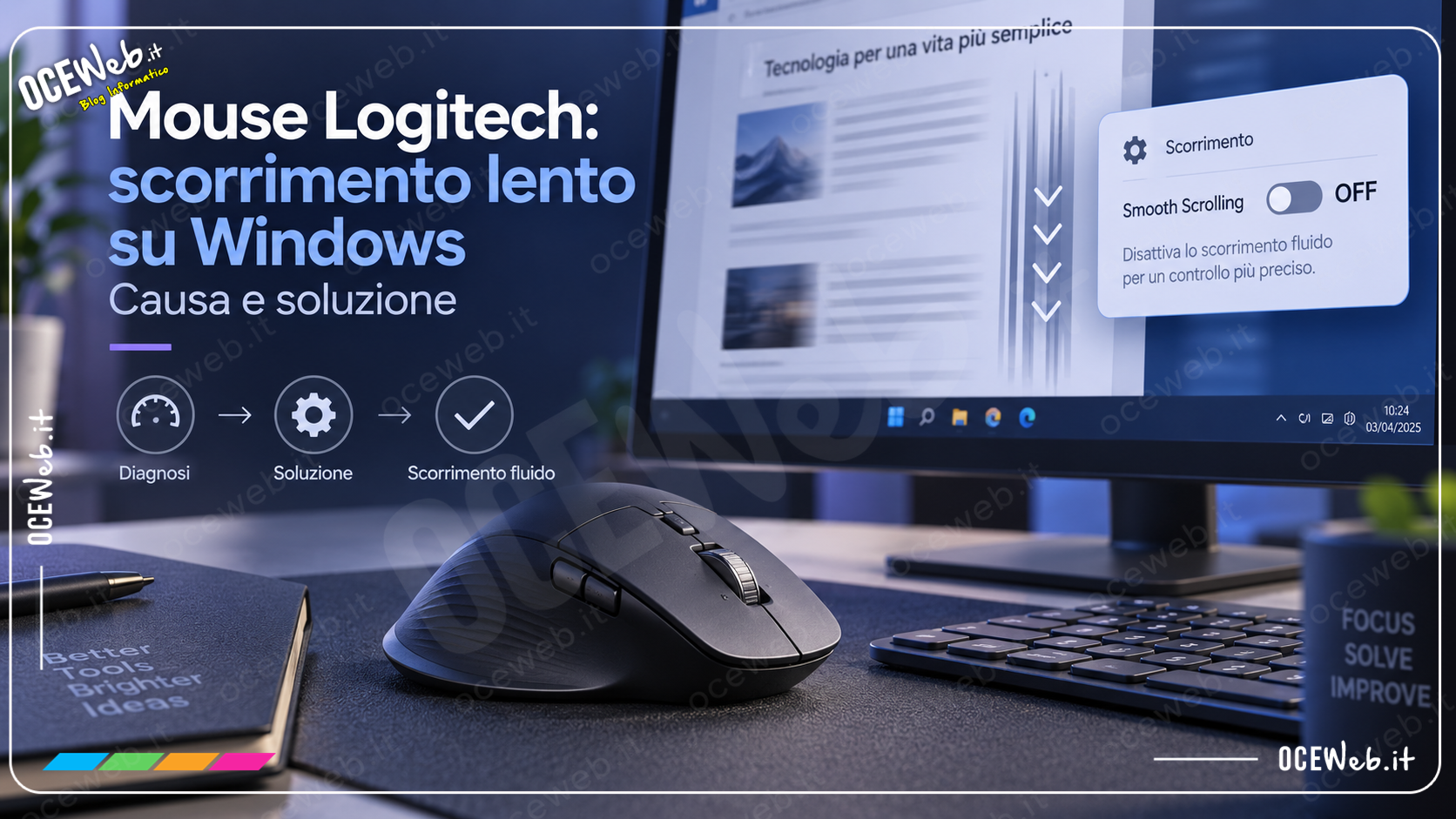 Scorrimento lento con mouse Logitech su Windows: come risolvere