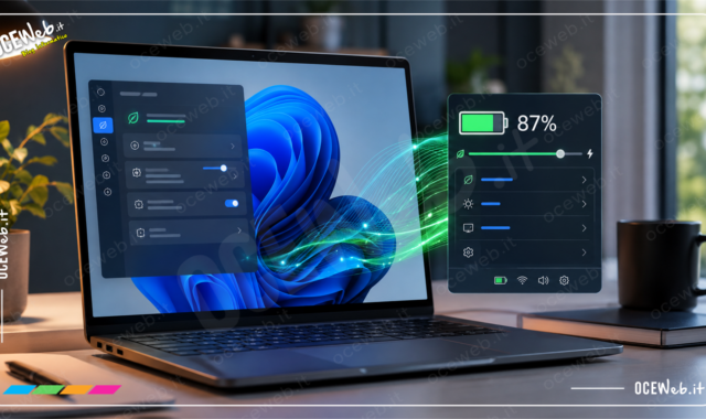 Gestione energia Windows 11: cosa offre Battery Flyout