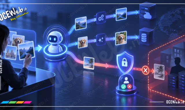 Immagini caricate dagli agenti AI: privacy e controlli